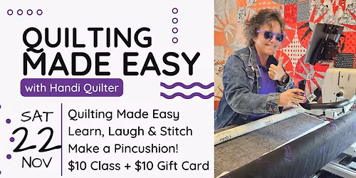 Quilting Made Easy with Handi Quilter