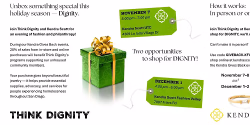 Kendra Gives Back: An Afternoon of Style & Support (Fashion Valley)