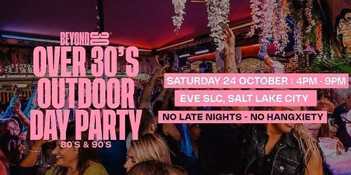 80s & 90s Over 30s Rooftop Daytime Clubbing - SALT LAKE CITY\ud83d\udd7a\ud83c\udffd