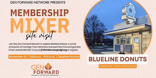 Gen Forward Membership Mixer at Blueline Donuts