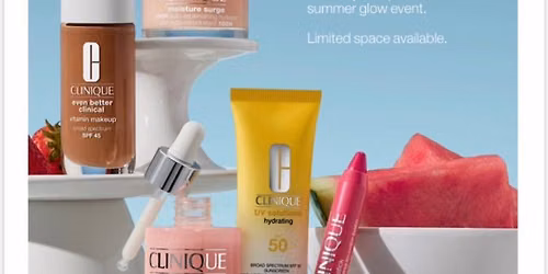 Clinique Summer of Glow with Belk Concord
