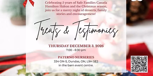 Treats and Testimonies!