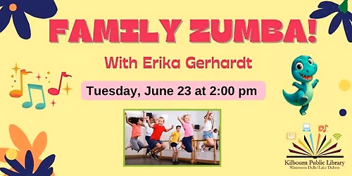 Family Zumba at the Kilbourn Public Library
