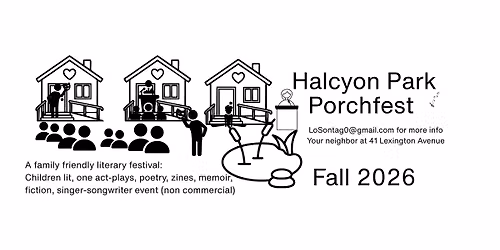 Halcyon Park Porchfest, Fall 2026
