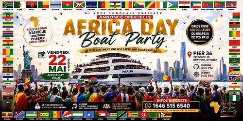 AFRICA DAY BOAT PARTY EDITION 1