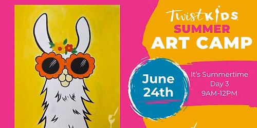 KID'S ART SUMMER CAMP! It's Summertime! Day 3
