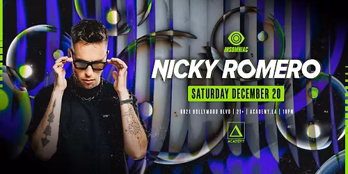 Nicky Romero at Academy Nightclub - Los Angeles