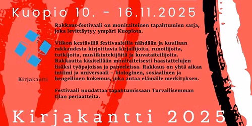 Kirjakantti 2025 on Rakkaus-festivaali