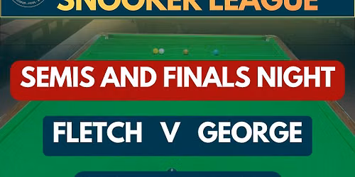 Snooker League Semis and Finals Night