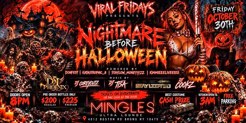 NIGHTMARE BEFORE HALLOWEEN AT MINGLES
