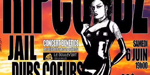 Ripunk pr\u00e9sente: Concert b\u00e9n\u00e9fice du Boulev'Art - Straitjacket + Jail + Durs C\u0153urs + Ripcordz