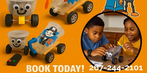 Stevie The Inventor's Build A Bot Class Live At Coleman Library