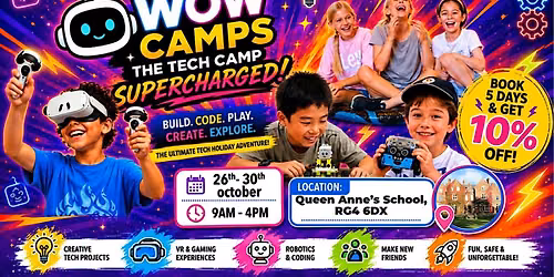 Reading October Half Term Tech Camp