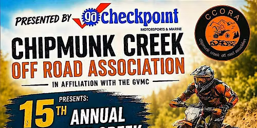 15th Annual Chipmunk Creek Trail Riders Poker Run