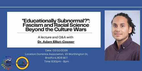 Fascism and Racial Science Beyond the Culture Wars Lecture - BHM