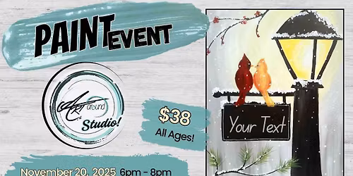 Paint at Art Around Studio!