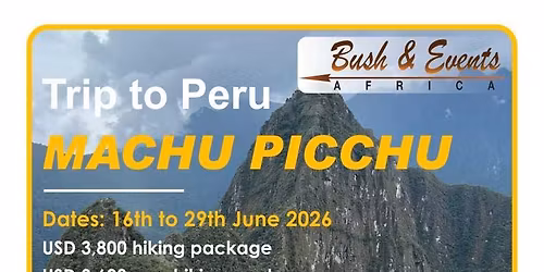 Machu picchu experience!