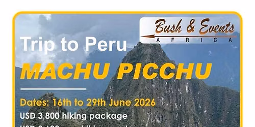 Machu picchu experience!