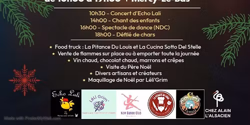 🎄 MARCHÉ DE NOËL – APE MERCY-LE-BAS 🎄 