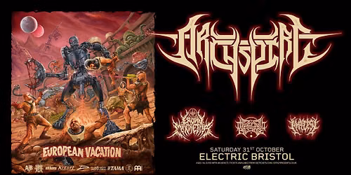 Archspire plus Crown Magnetar, The Zenith Passage and Analepsy at Electric Bristol