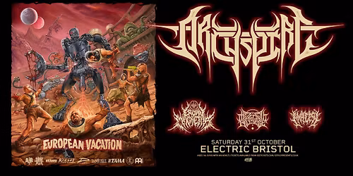Archspire plus Crown Magnetar, The Zenith Passage and Analepsy at Electric Bristol