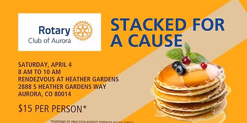 Stacked for a Cause: Pancake Breakfast Fundraiser