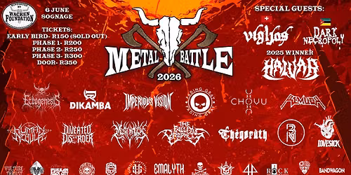 Wacken Metal Battle Africa Finals