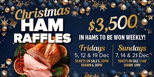 Christmas Ham Raffles