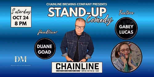 Stand-Up Comedy with Duane Goad  @ Chainline Brewing Company