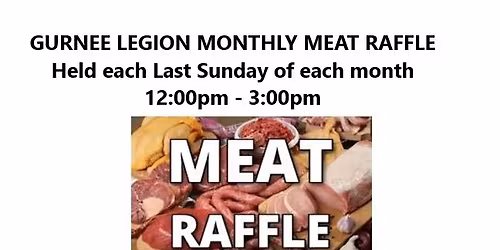 Monthly Meat Raffle, Gurnee Legion