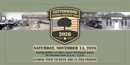 Cottonwood Historic Property Tour 2026
