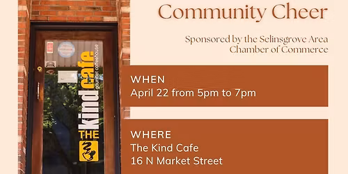 Community Cheer at The Kind Cafe