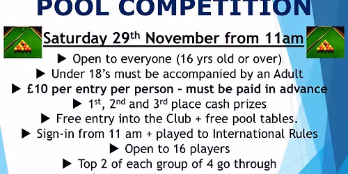 Pool Competition