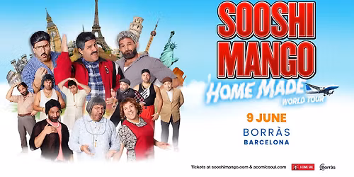 Sooshi Mango \/ 9 June 2026 \/ Teatre Borr\u00e0s, Barcelona