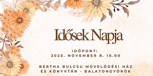 Id\u0151sek napja Balatongy\u00f6r\u00f6k\u00f6n