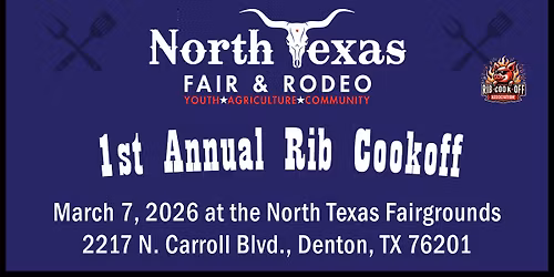 1st Annual North Texas Fair & Rodeo Rib Cookoff