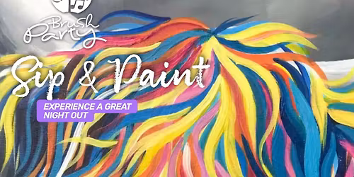 Paint the fabulous 'Funky Moo' in Gloucester with Brush Party with Kirsty