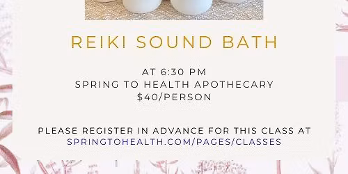 Reiki Sound Bath