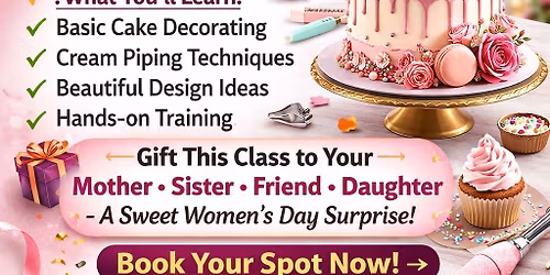Cake decorating class