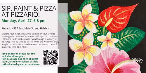 April Sip, Paint & Pizza @ Pizzario!