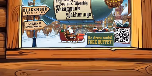 A Christmas Party by Boston's Monthly Steampunk Gathering 