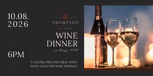 Thompson 31Fifty Wine Dinner
