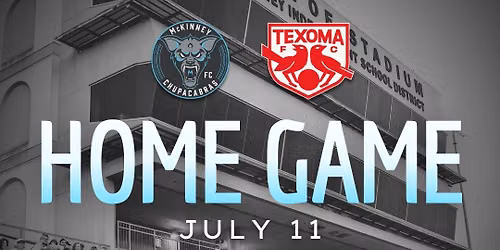 Home Game vs Texoma FC