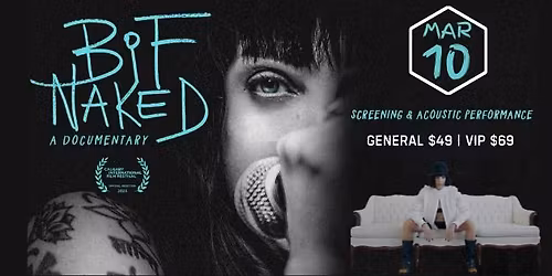 Bif Naked LIVE Acoustic Set & Documentary Screening with Q&A