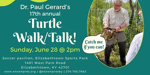 Turtle Walk & Talk with Dr. Paul Gerard