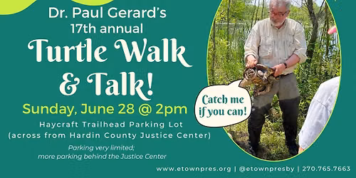 Turtle Walk & Talk with Dr. Paul Gerard