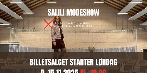 Modeshow, brunch og bobler i Hodde-Tistrup Hallen ved Salili Henne Strand 