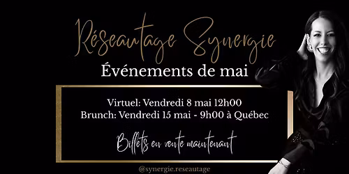 Brunch R\u00e9seautage Synergie \u272815 mai