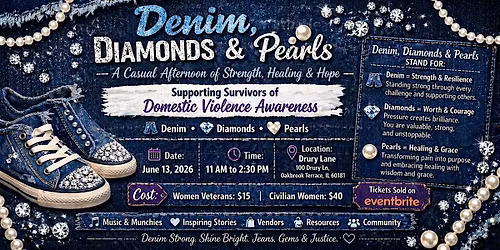 Denim, Diamonds &Pearls - A Casual Afternoon of Strength, Healing & Hope