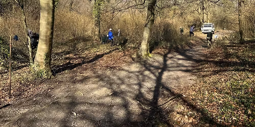 Conservation volunteering at Larkey Valley Wood, Chartham
